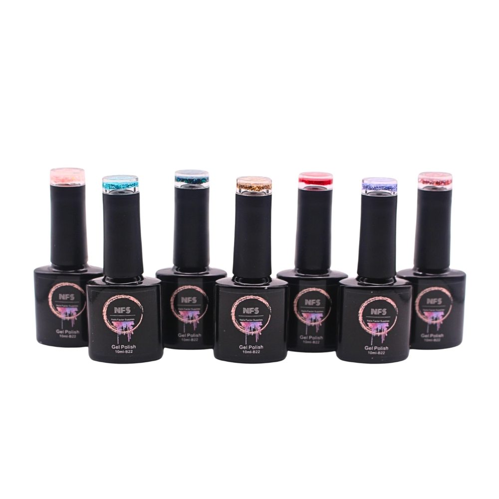Glitter Nail Polish Bundle 7