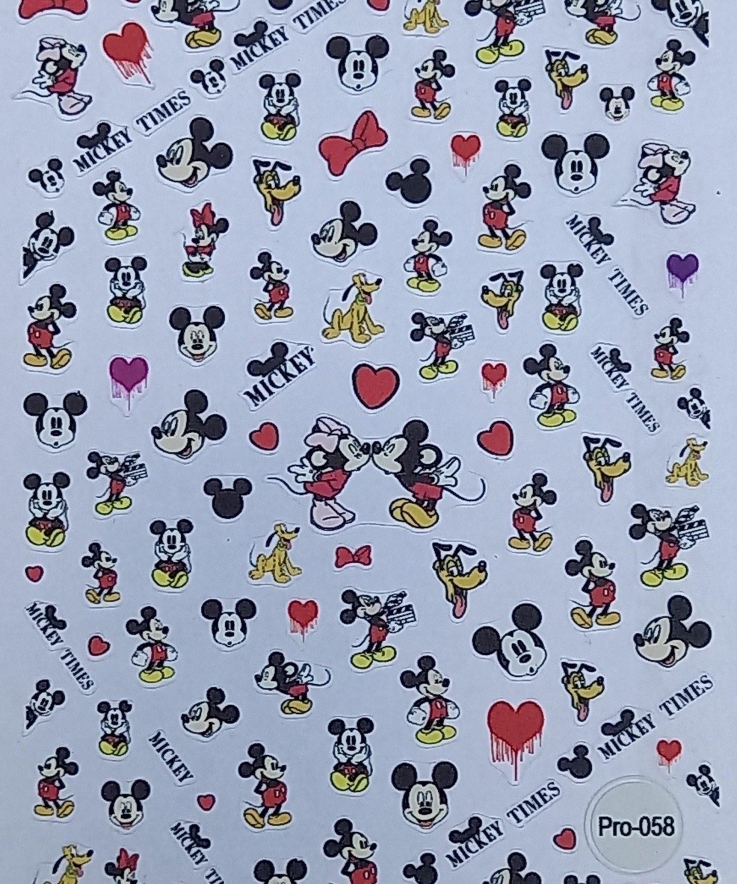 Disney (Mickey Mouse) Nail Art Stickers