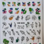 Floral Nail Art Stickers