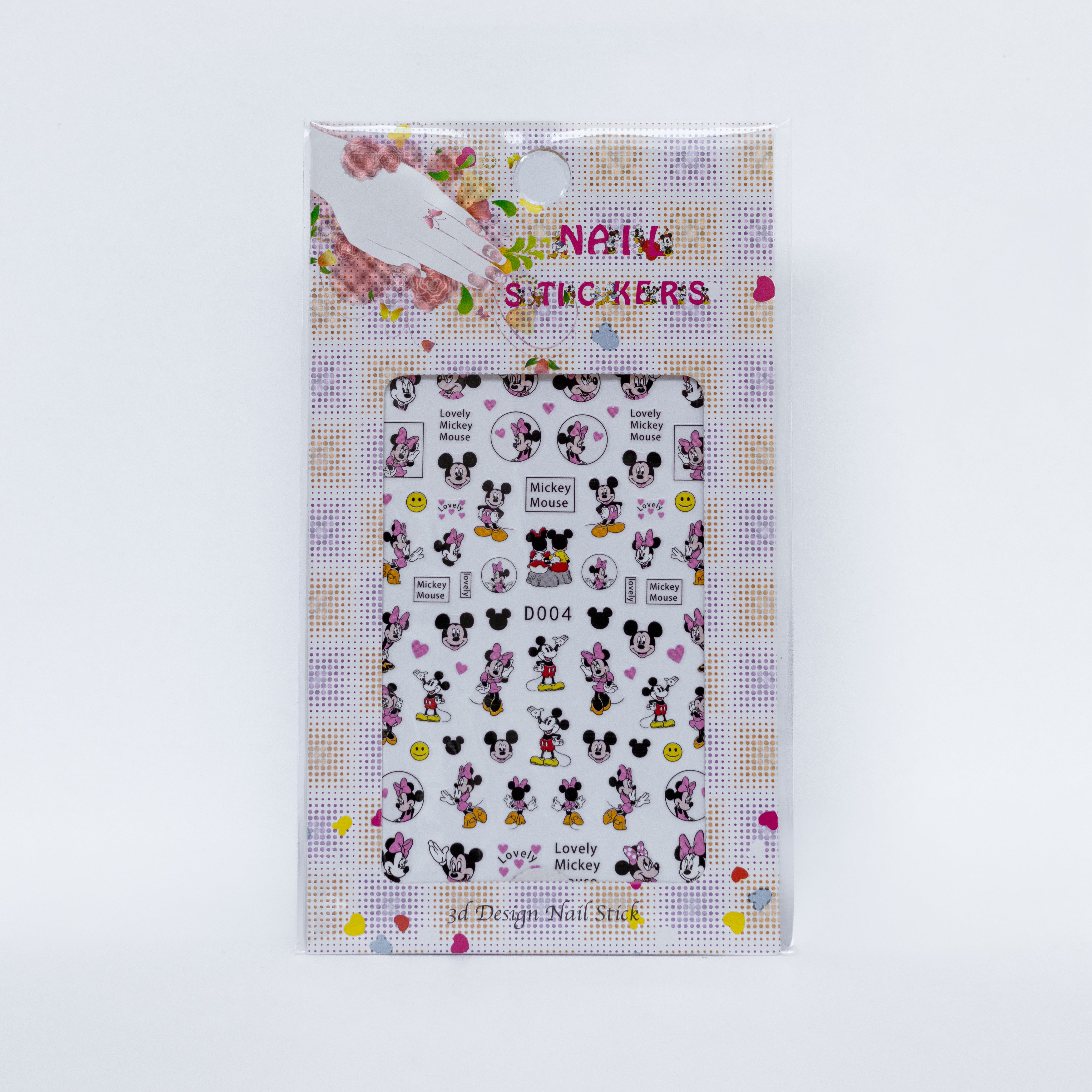 Disney (Mickey Mouse) & Butterfly Nail Art Stickers
