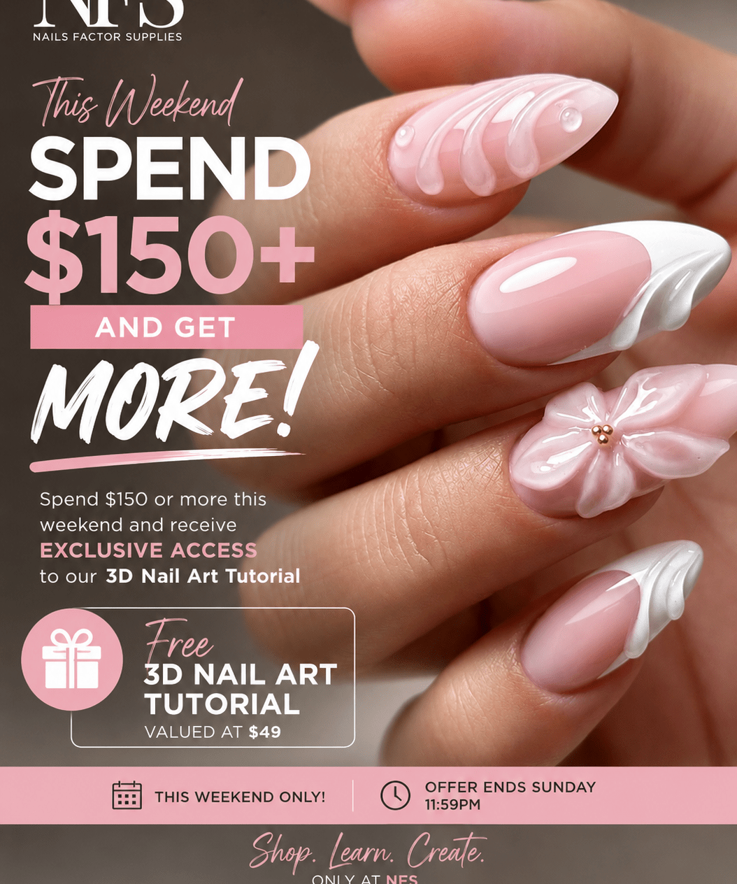 3D Nail Art Class Online - Nails Factor Supplies