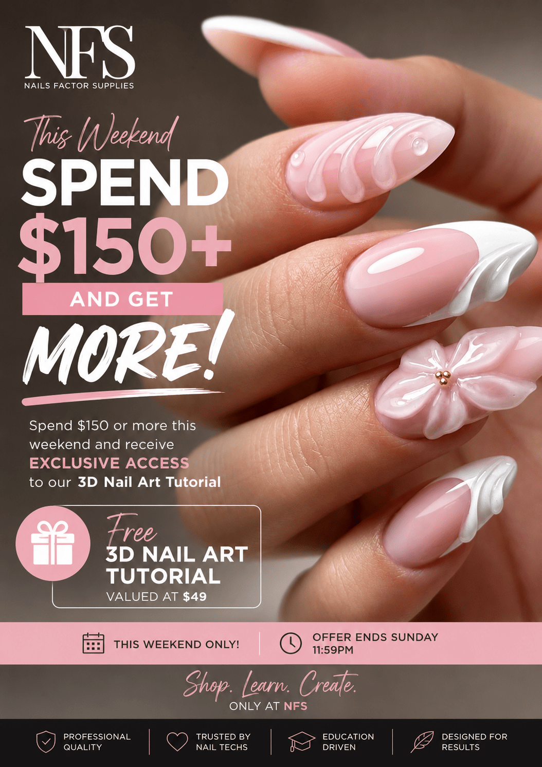 3D Nail Art Class Online - Nails Factor Supplies