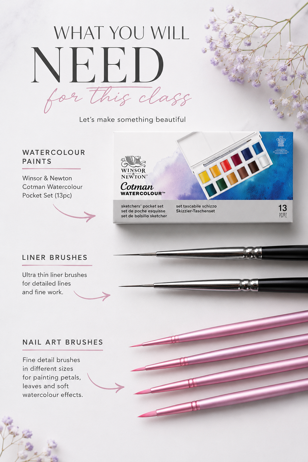Water color Nail Art Online Class