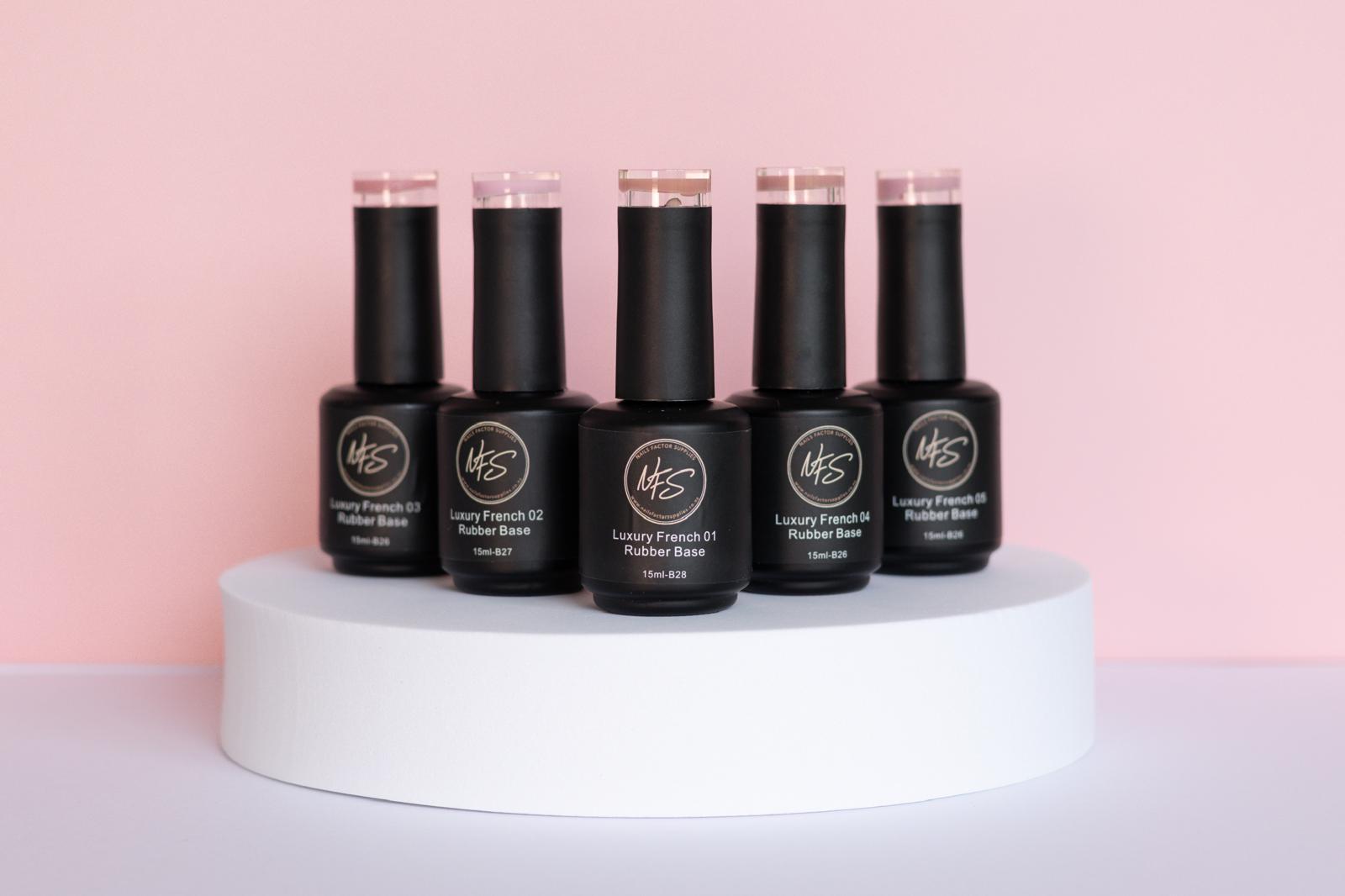 Luxury French Rubber Base Coat (Click for Variety)