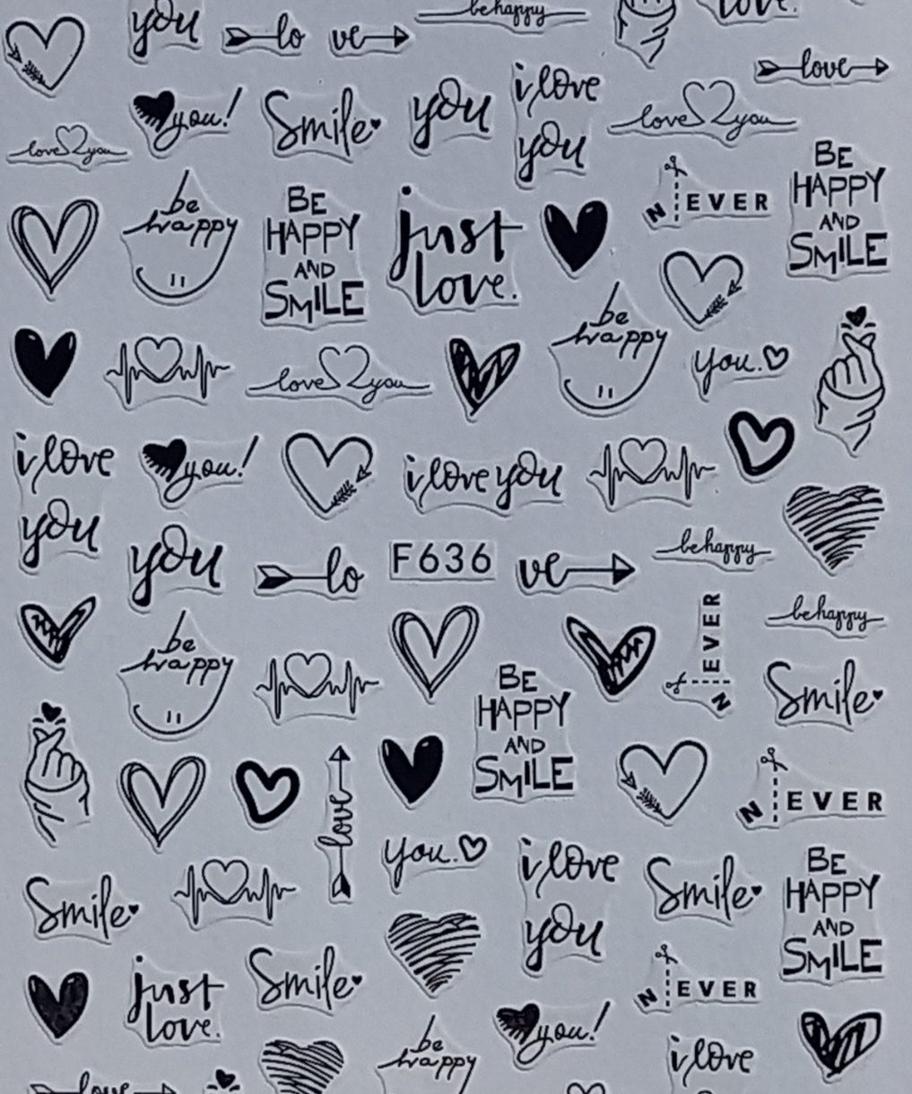Nail Art Sticker - F636