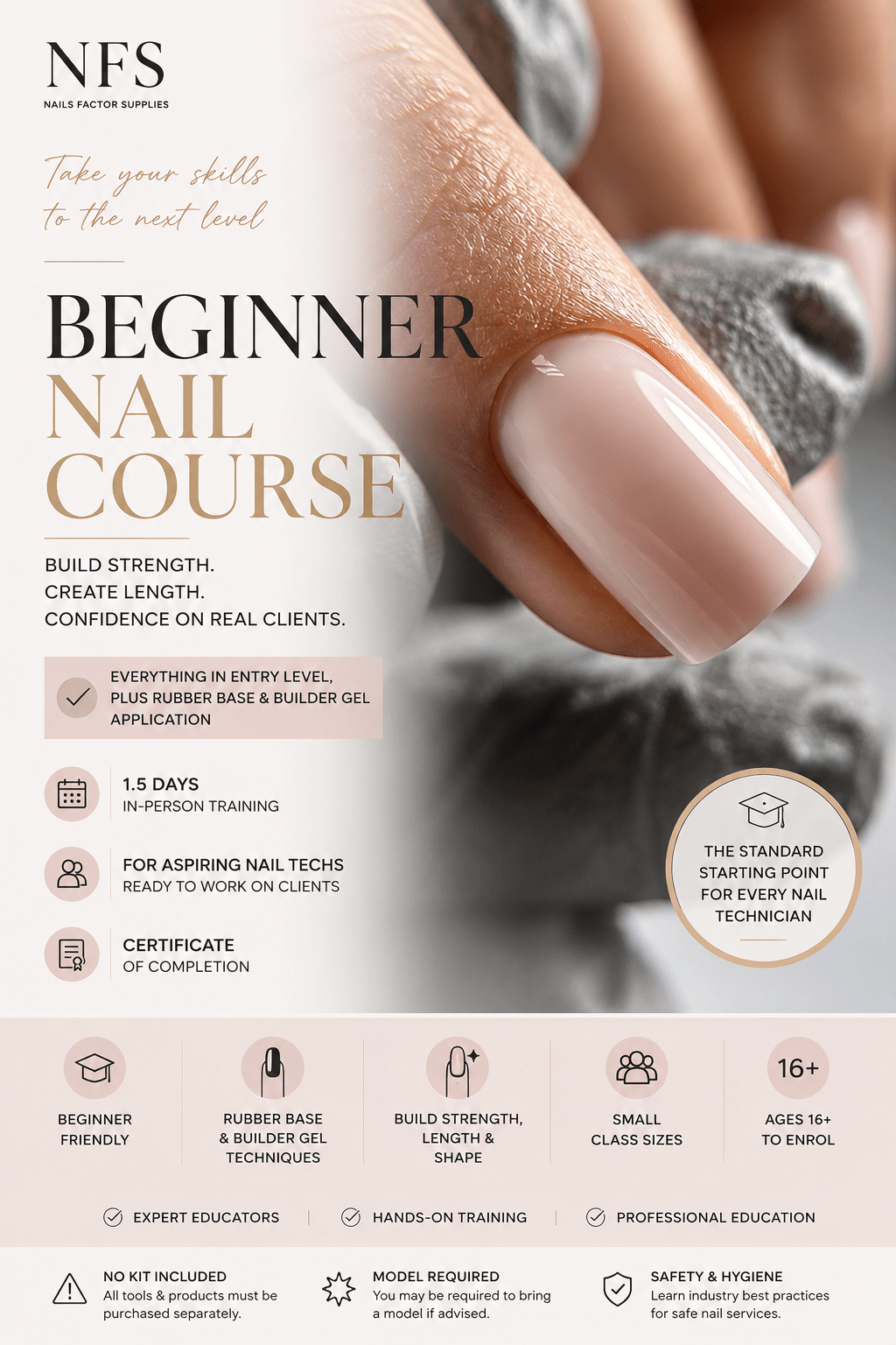 Beginner Nail Course - Nails Factor Supplies