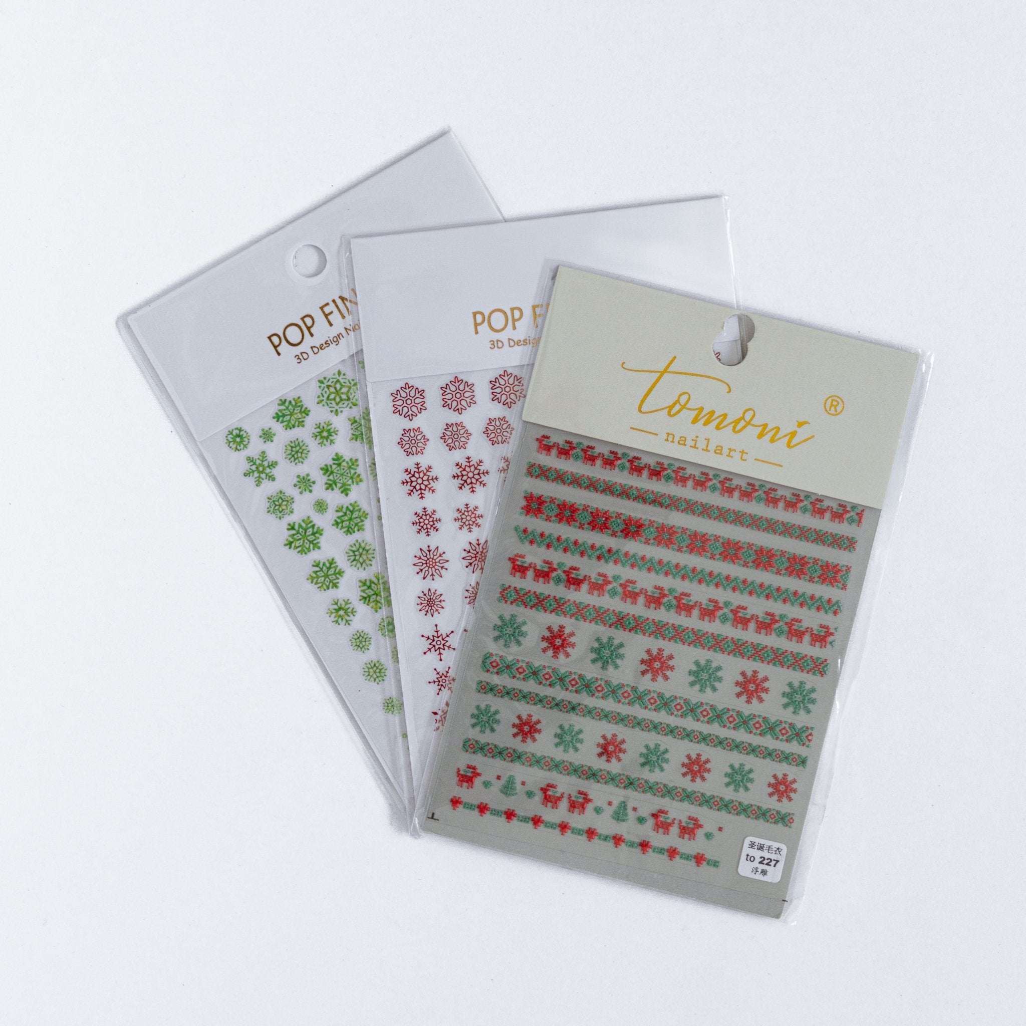 Christmas Stickers - Combo 3 - Nails Factor Supplies