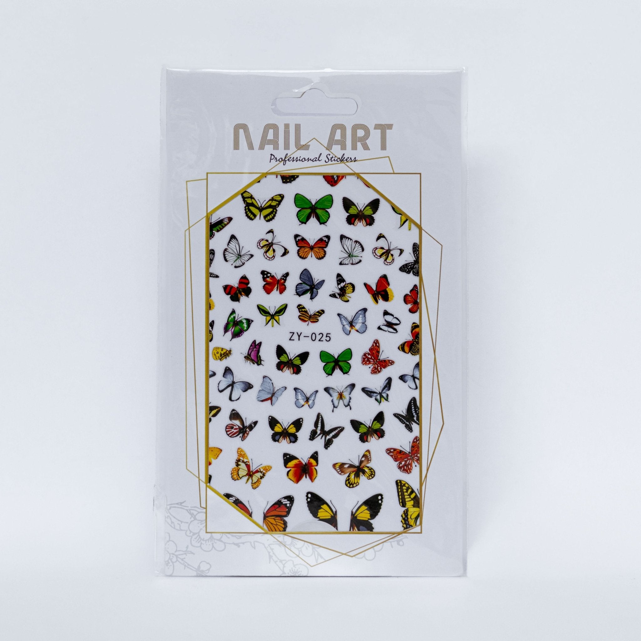 Disney (Mickey Mouse) & Butterfly Nail Art Stickers - Butterfly Multicolor - Nails Factor Supplies