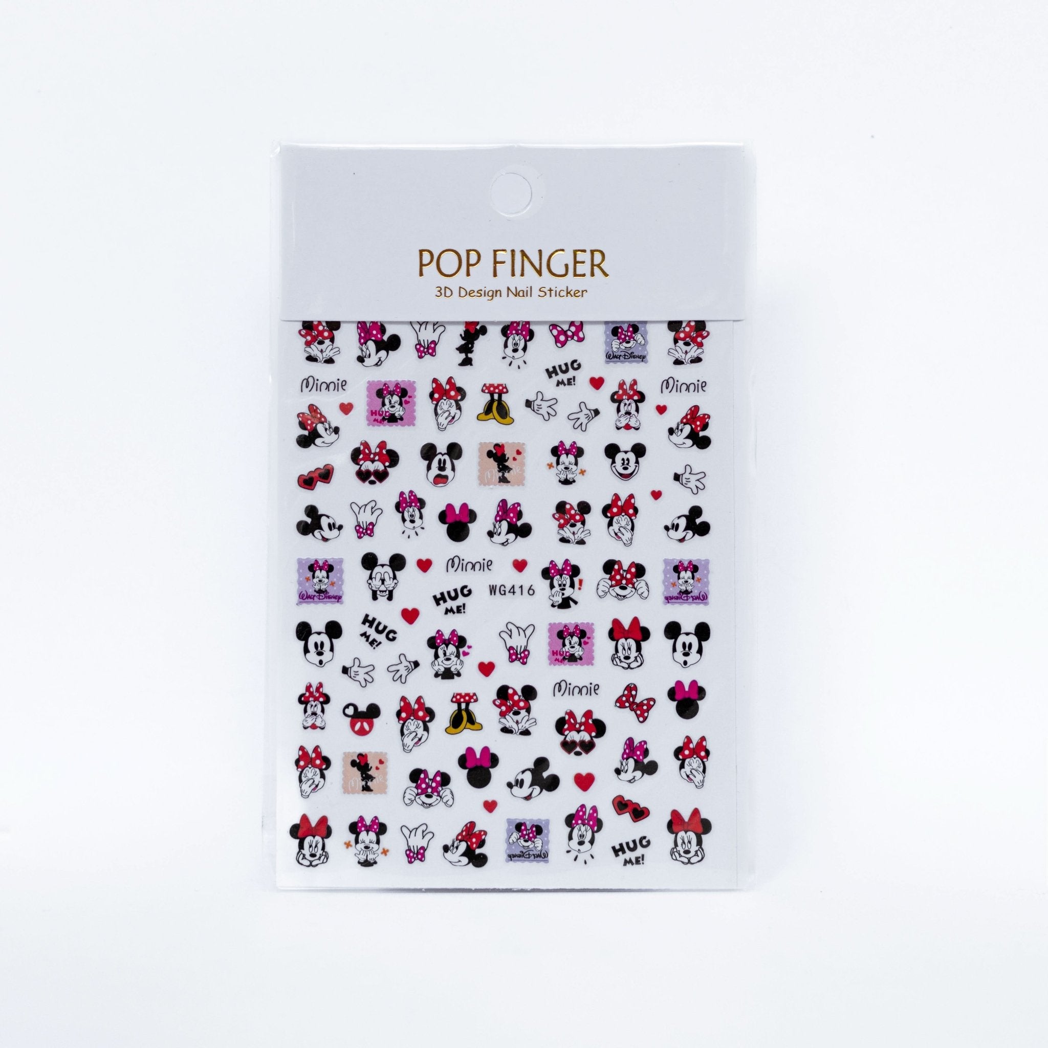 Disney (Mickey Mouse) & Butterfly Nail Art Stickers - Micky mouse 1 - Nails Factor Supplies