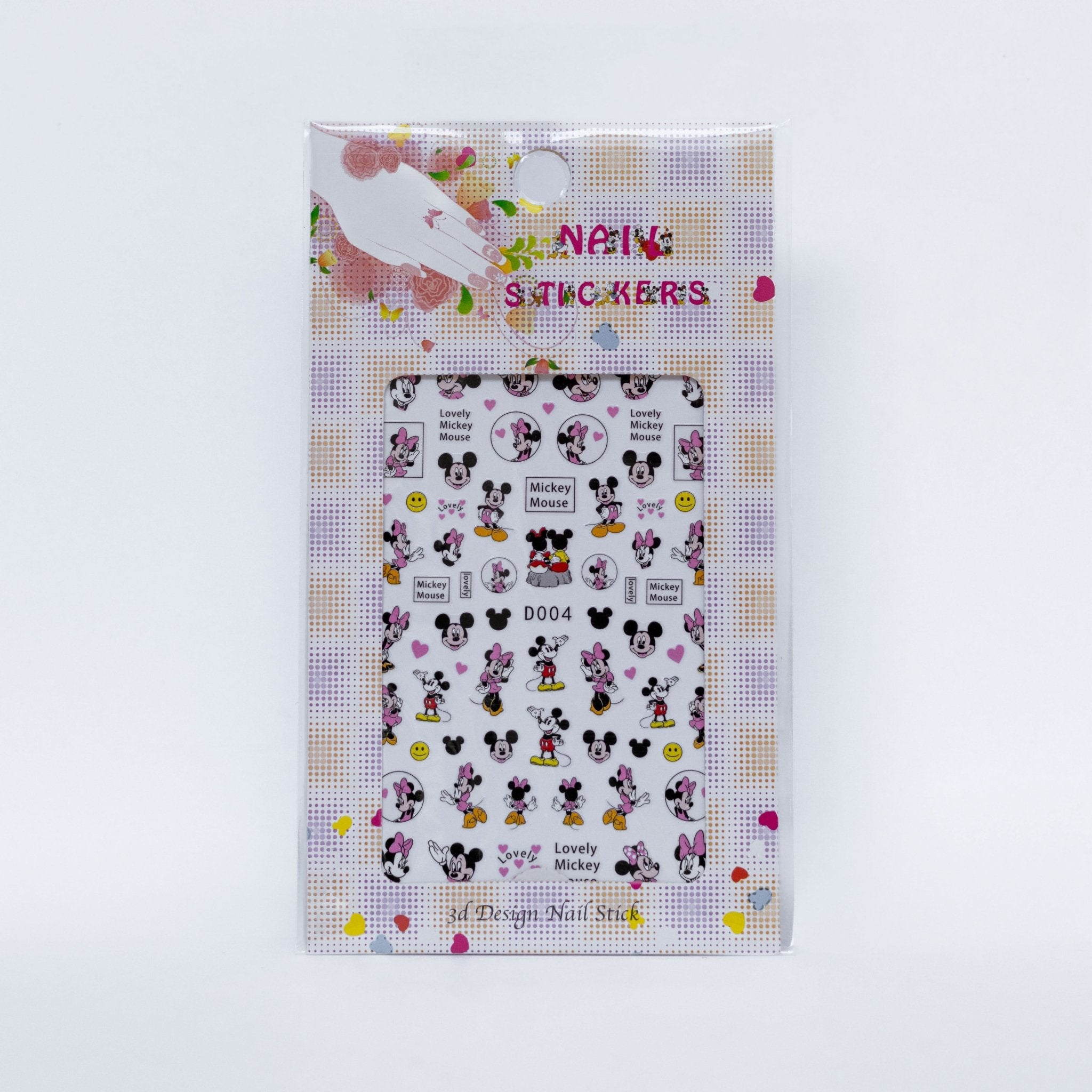 Disney (Mickey Mouse) & Butterfly Nail Art Stickers - Micky Mouse 2 - Nails Factor Supplies