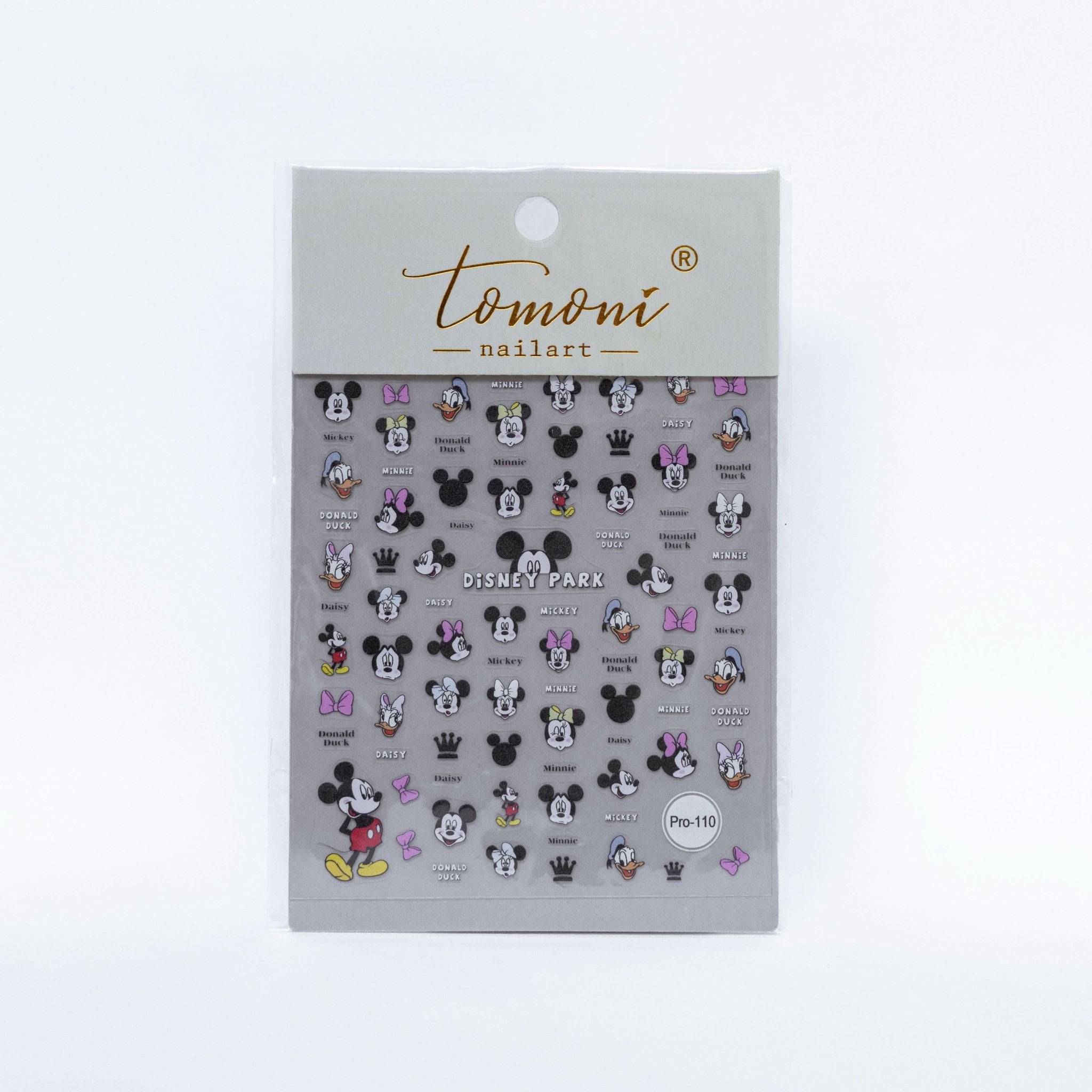 Disney (Mickey Mouse) & Butterfly Nail Art Stickers - Micky mouse 3 - Nails Factor Supplies