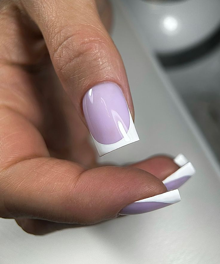 French Tip Edit - Violet Marshmallow - Nails Factor Supplies