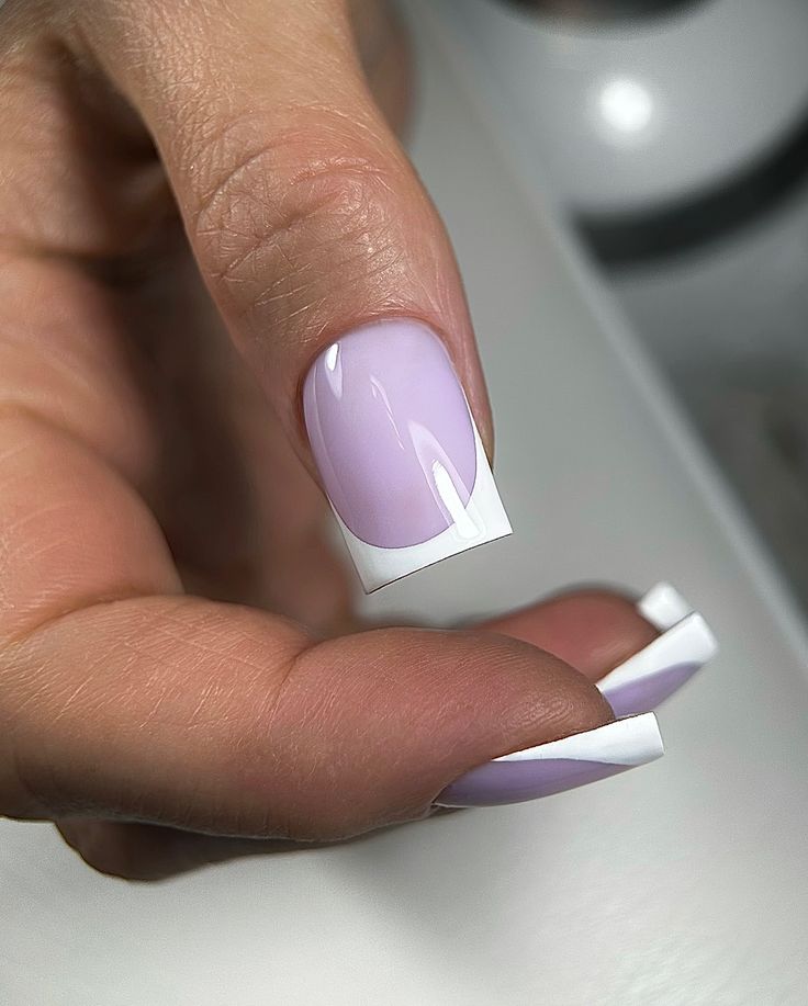 French Tip Edit - Violet Marshmallow - Nails Factor Supplies