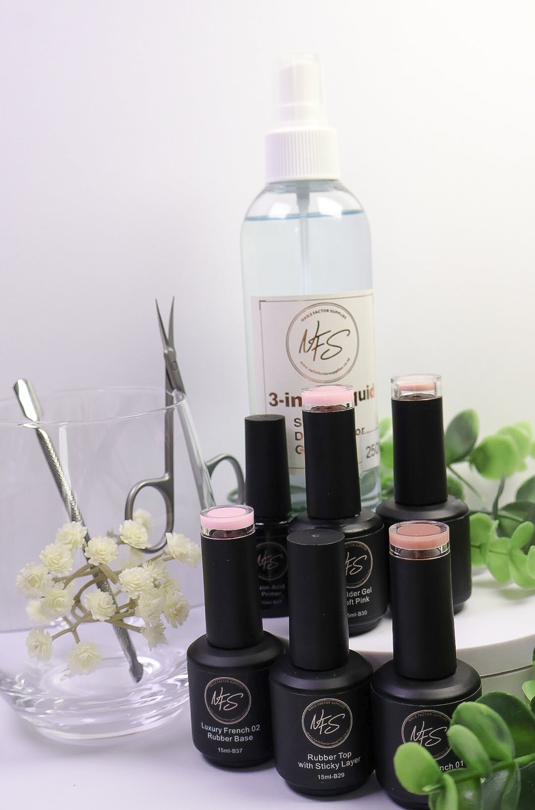 Full NFS Package: Incl Soft Gel Tips + E - File - In Person Training Hamilton - Nails Factor Supplies