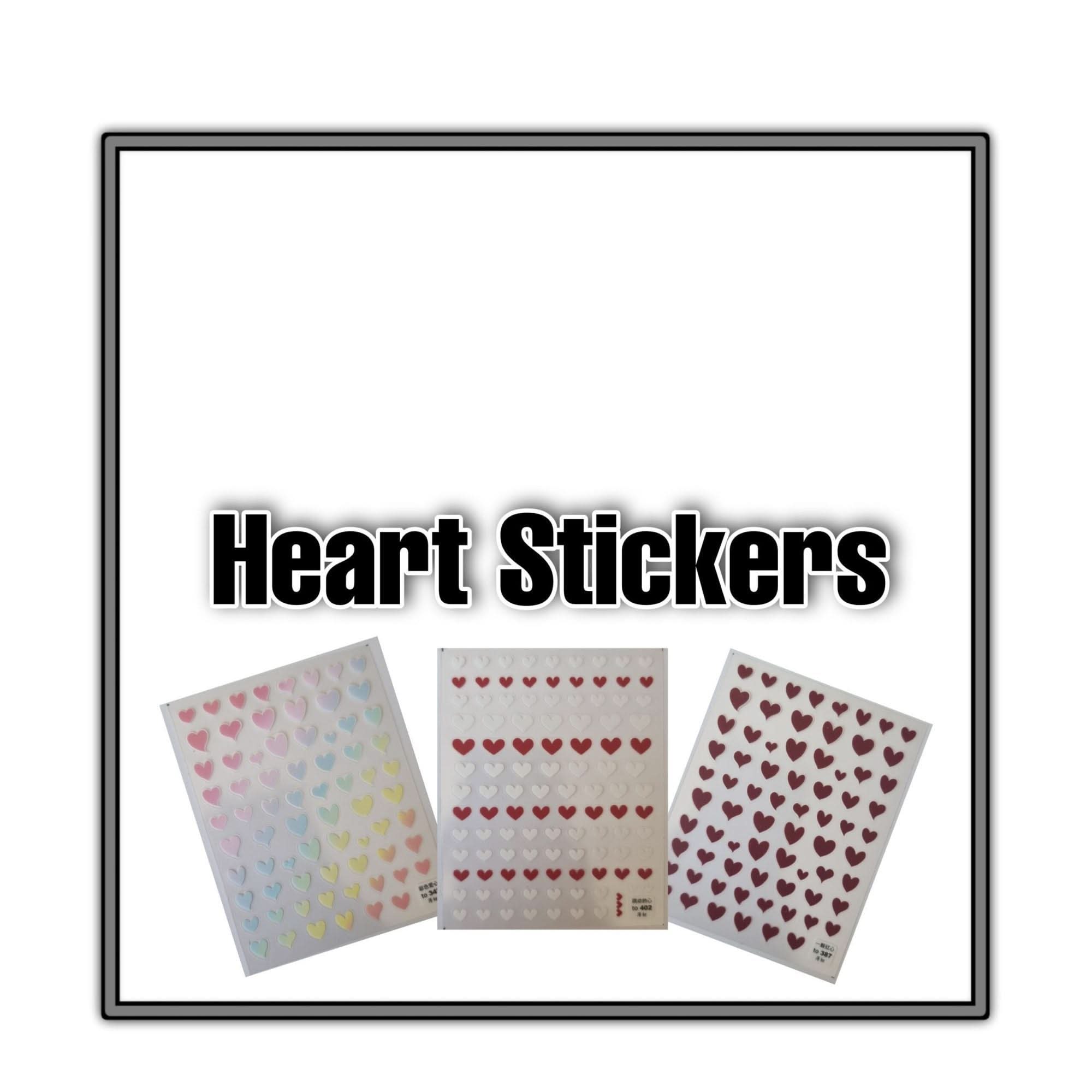 Heart Nail Art Stickers - 342 - Nails Factor Supplies