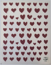 Heart Nail Art Stickers - 402 - Nails Factor Supplies