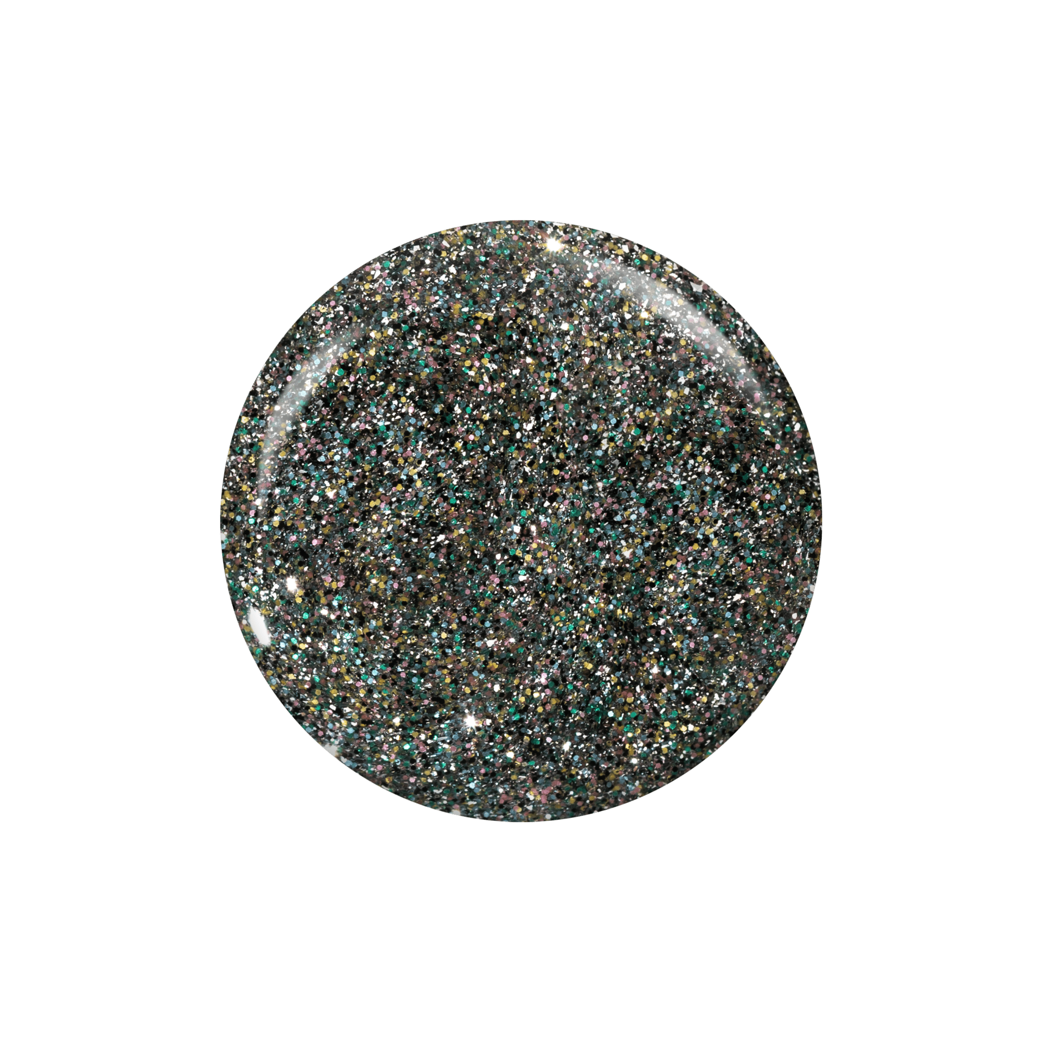 Hint of Green Glitter - Gel Polish - 15ml (09) AUD - Nails Factor Supplies