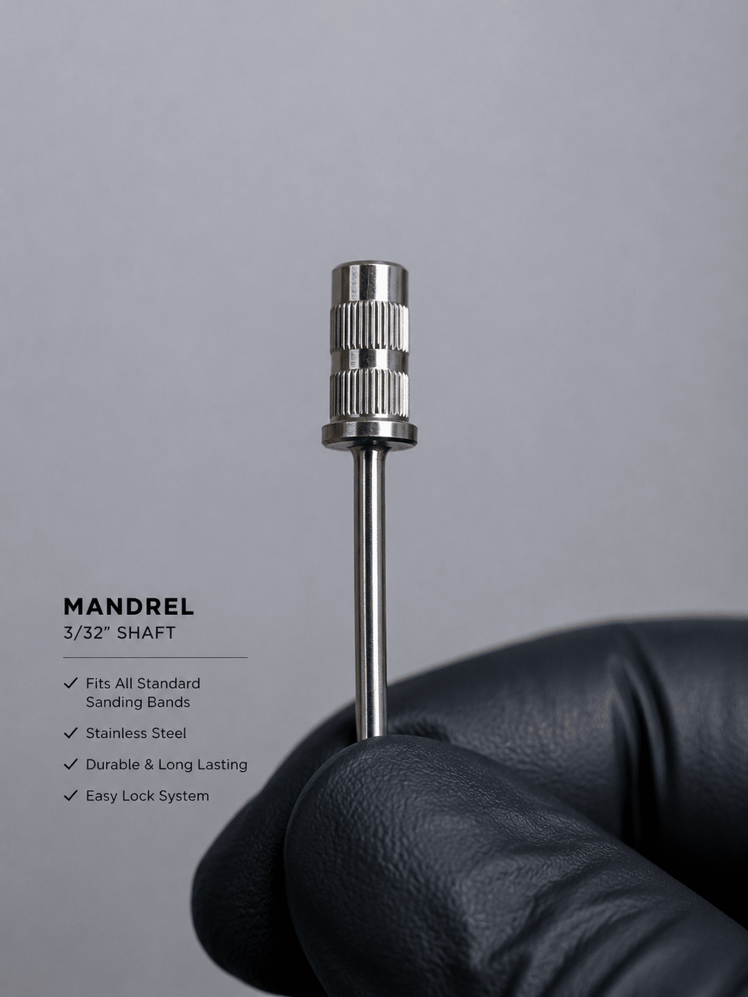 Mandrel Bit – 3/32" Professional Sanding Band Holder - Nails Factor Supplies