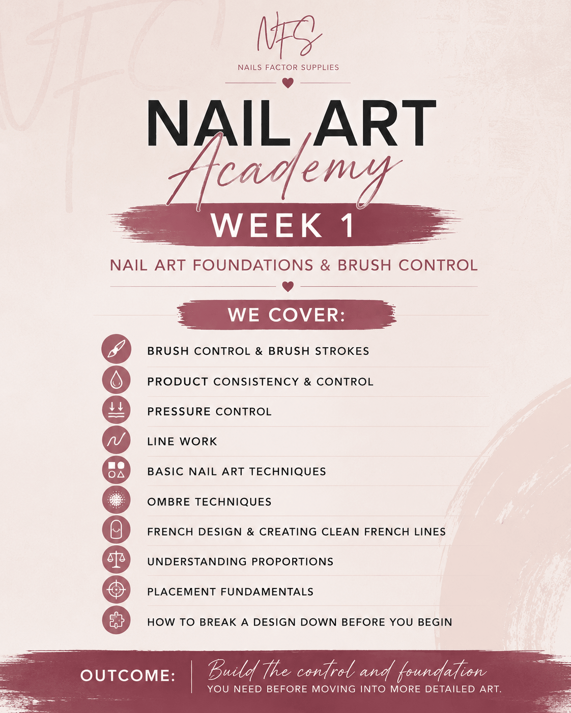 Nail Art Academy 6 week online course - Nails Factor Supplies