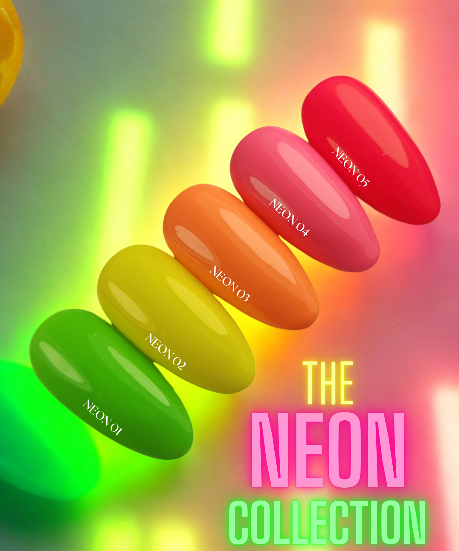 Neon Gel Polish Collection - Collection 5 - Nails Factor Supplies