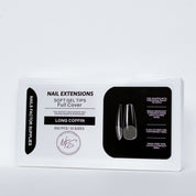 NFS Soft Gel Nail Tips – Full Cover - Long Coffin - AUD - Nails Factor Supplies