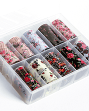NFS Transfer Foils - Floral 2 AUD - Nails Factor Supplies