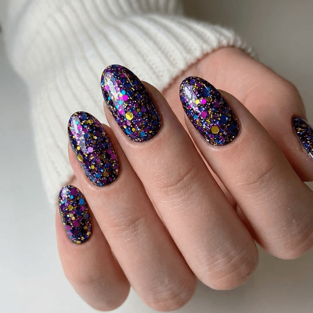 Night Out - Glitter Gel Polish - 15ml (509) AUD - Nails Factor Supplies