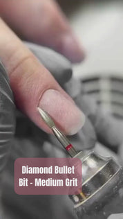 Diamond Bullet Bit – Medium Grit (Red)