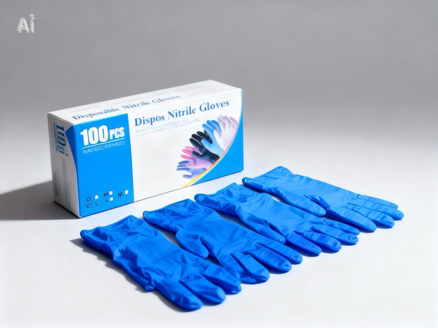 Professional disposable nitrile Gloves - Nails Factor Supplies