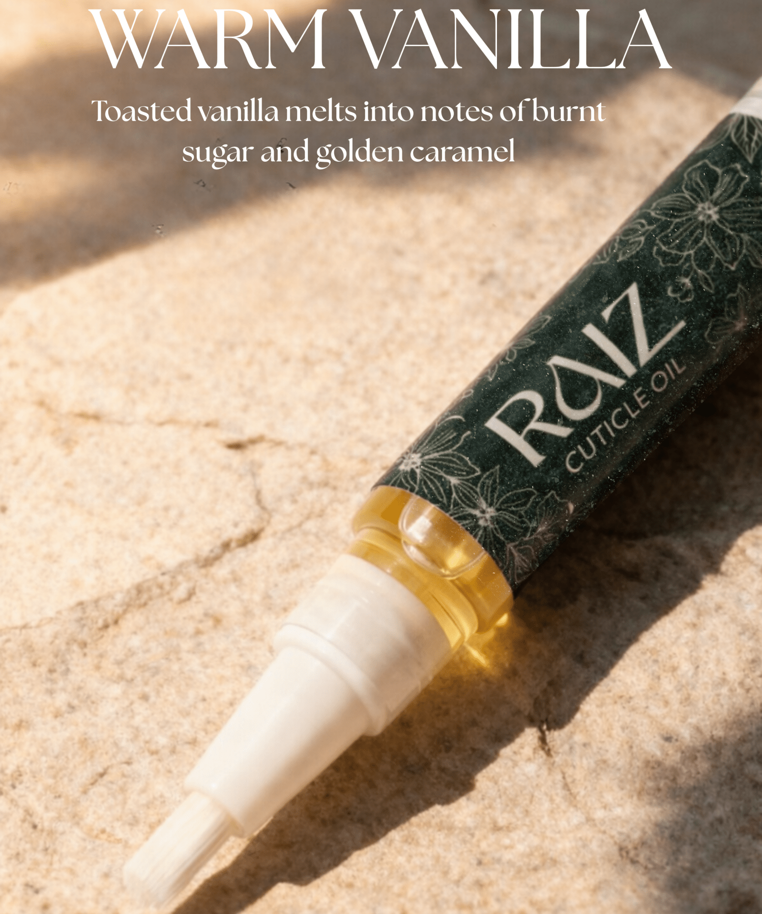 Raiz Cuticle oil - 5 ml Pens - Warm Vanilla 5ml pens - Nails Factor Supplies