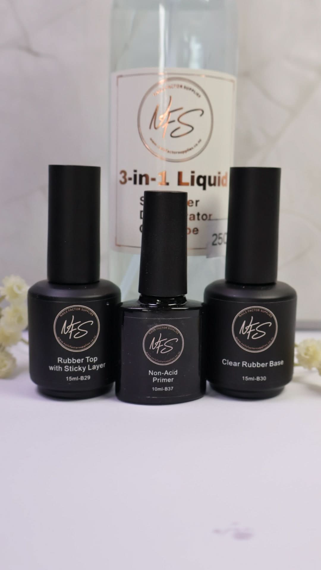 Rubber Base Starter Kit - Nails Factor Supplies