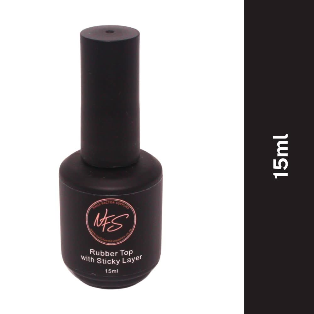 Rubber Top Coat (with sticky layer) - AUD - Nails Factor Supplies