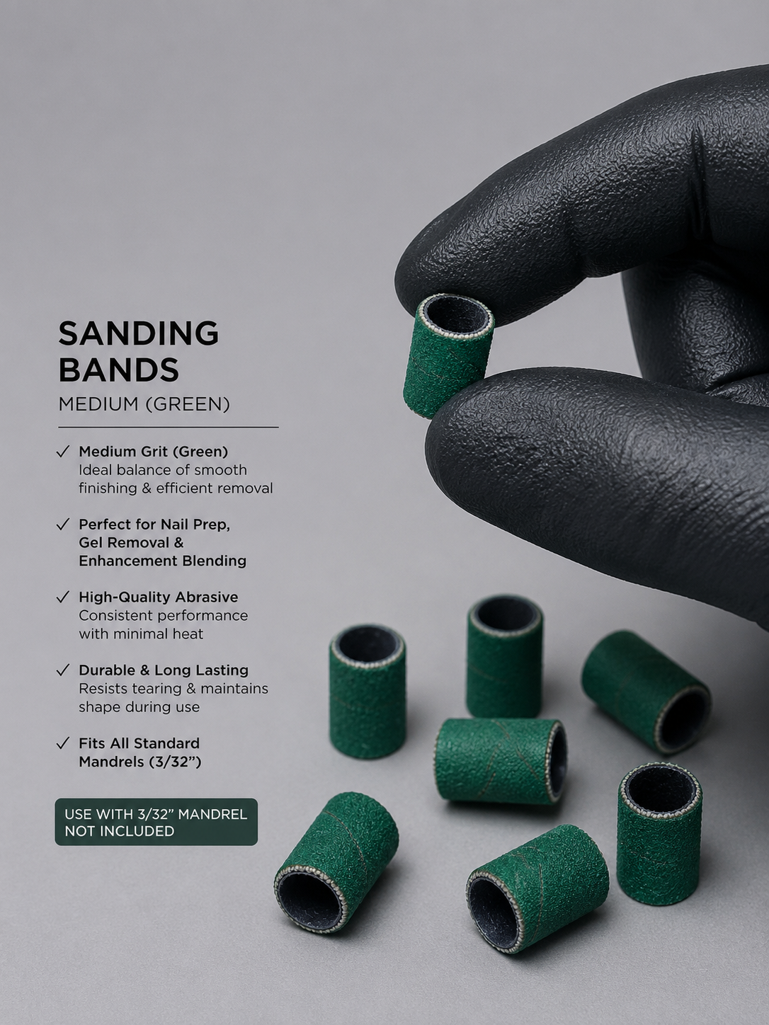 Sanding Bands Green