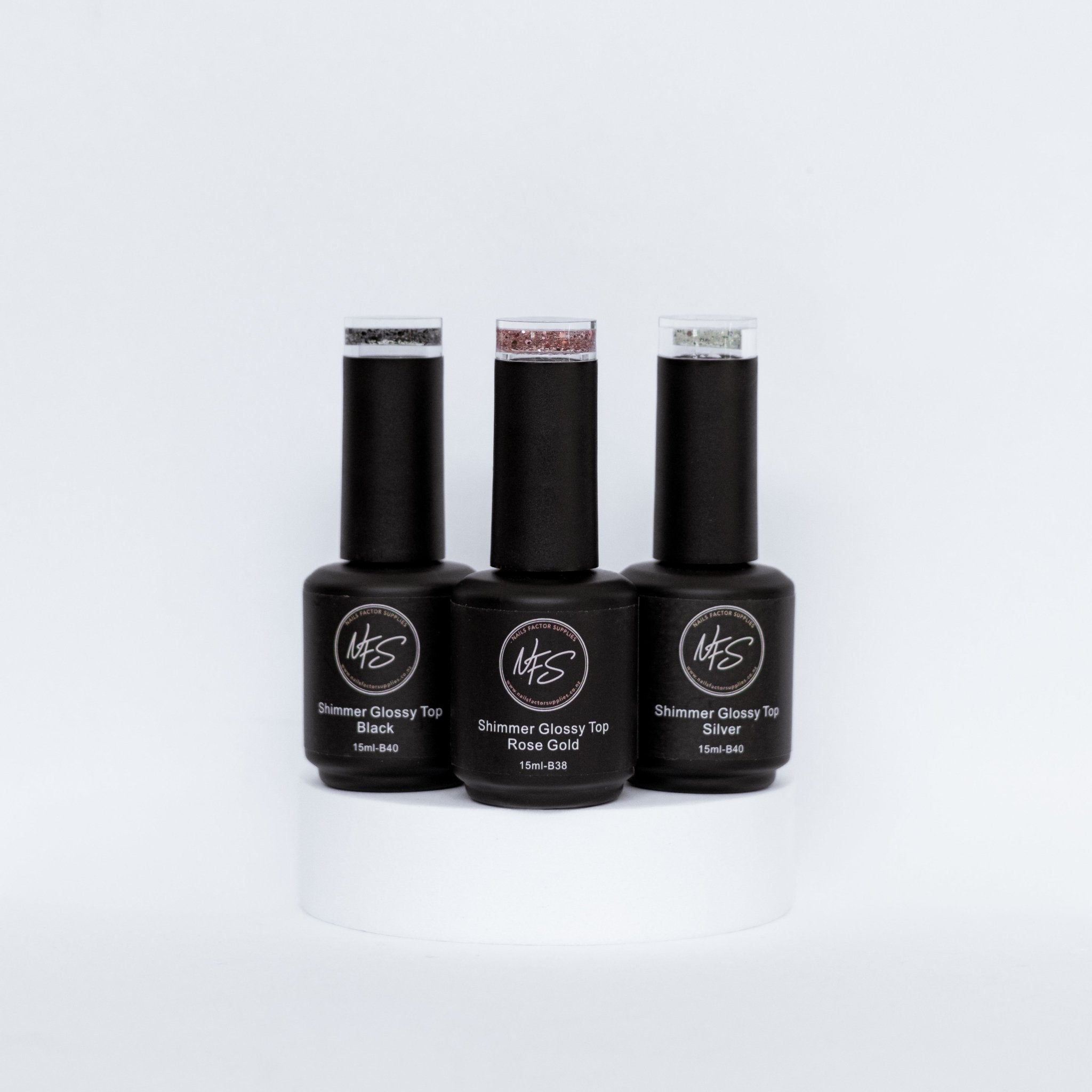 Shimmer Glossy Top Coat - Nails Factor Supplies