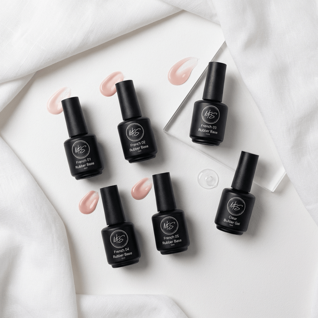 The OG French Edit — French Rubber Base Gel Collection NZ - Nails Factor Supplies