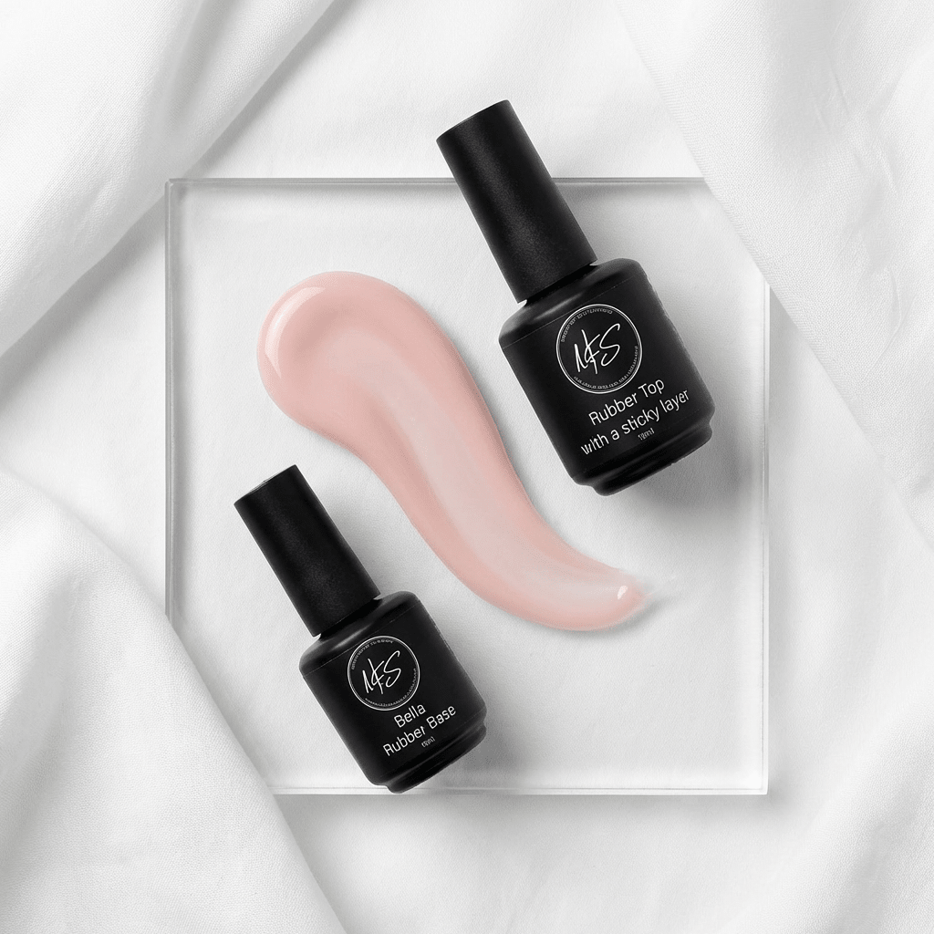 The Power Duo — Rubber Base & Top Coat Bundle NZ - Nails Factor Supplies