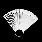 Tip Sticks - 50pcs with bolt - Stiletto - Natural - Nails Factor Supplies