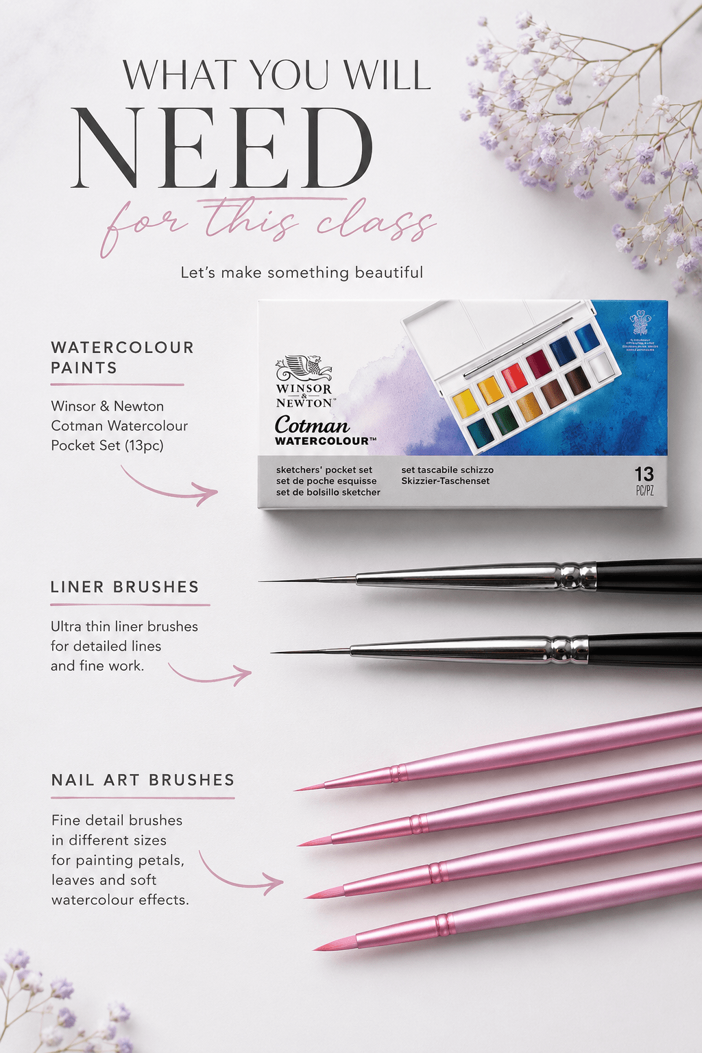Water color Nail Art Online Class - Nails Factor Supplies